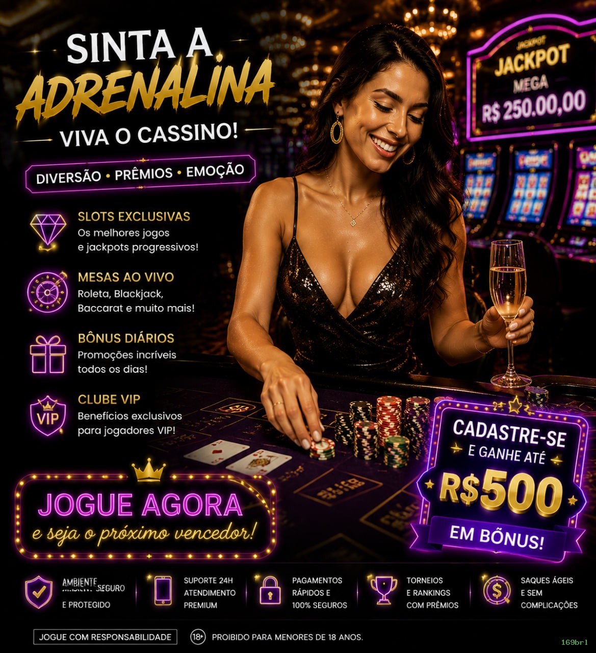 Plataforma completa da 169brl com todos os jogos